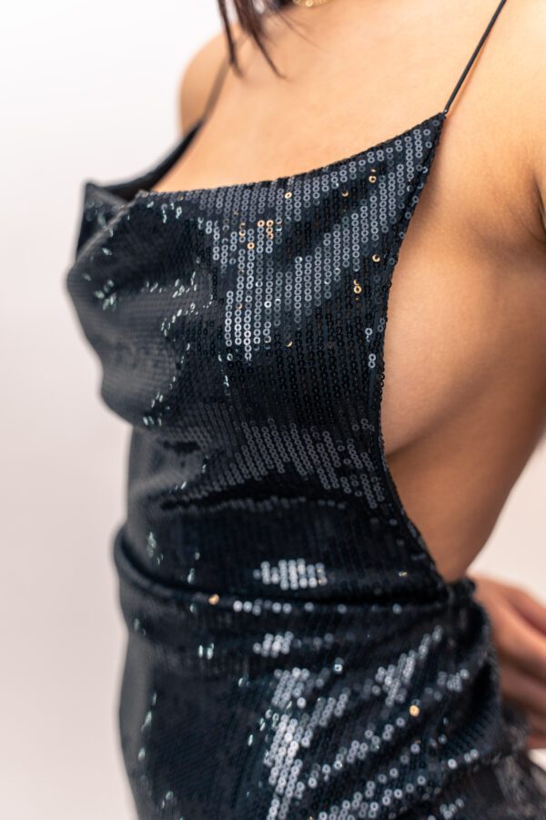 Vestido Lentejuelas cruzado