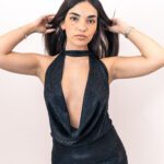 Vestido Cuello largo