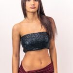 Strapless Lentejuelas