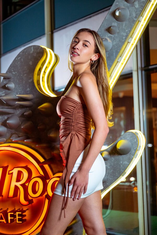 Strapless Drap. Pico